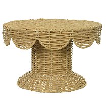 Apoio ou Boleira em Rattan Emborrachado