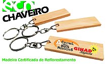 Kits Chaveiro de Madeira Ecológica para Brindes Presentes Artesanato ECO CHAVEIRO