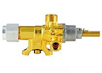Válvula de Gás com Segurança e saída para Chama Piloto modelo 21SF rosca M9x1mm