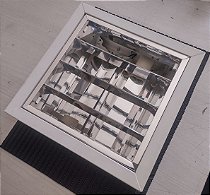 Luminária Sobrepor Com 2 Soquetes Porcelana E-27 De 23w C/Aletas Refletivas A-330 Branco - Abalux