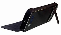 CAPA FLIP COVER CARREGADORA P/ IPHONE 5 - 2800 Mah