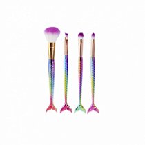 Kit de Pincéis Sereia Com 4 Peças