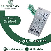 Membrana Teclado Microondas Cmy34 / Cmy 34
