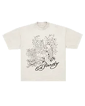 Camiseta Off White "Carpa Outline" Ed Hardy