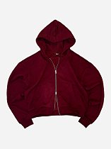 Moletom Double Zip Perfect Bordô Fati Studios