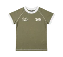 Camiseta Baby Survival x Places + Faces Verde