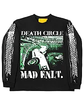 Manga Longa Mad - Death Circle (Preto)