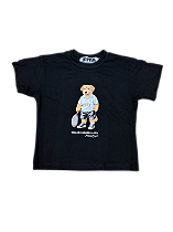 Camiseta Infantil Oversized Fita Corp ViraLata Caramelo Preta