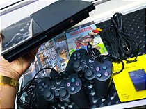 Playstation 2 novinho, + 2 Controle + 1 Memory Card + Brinde 4 Jogos, compre com garantia.