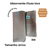 Absorvente para fralda ecológica - Fluxo Leve Toalha