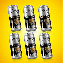 Amigos Puro Malte - caixa com 6 unidades de 473ml