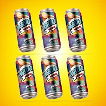 Partiu! Juicy American Pale Ale - caixa com 6 unidades de 473ml