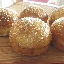 Pão de Hambúrguer Brioche