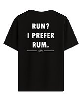 Camiseta Run? - Oversized (Preta ou Off White)