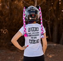 Camiseta de moto Sorria P