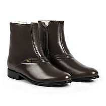 Bota Zíper Cano Médio Café J Neves Boots