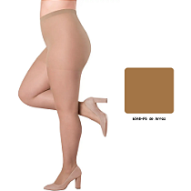 Meia-calça clássica fio 20 plus size Loba Lupo