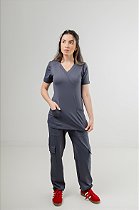 SCRUB SAMARA CINZA