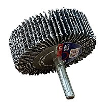 Roda Lixa com Haste Micro Retifica 60mm x 20mm DISFLEX