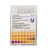 PAPEL INDICADOR DE PH UNIVERSAL ESCALA 0-14 GRADUAÇÃO 1/1 MERCK