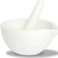 GRAL DE PORCELANA COM PISTILO