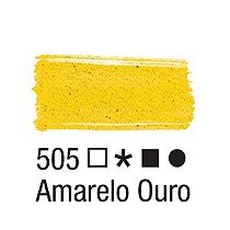 Tinta para tecido 37ml Acrilex 505 Amarelo Ouro