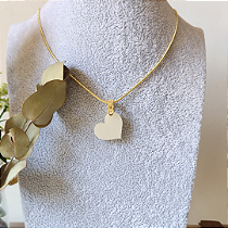 Pingente Coração de Leite - P