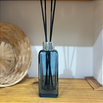 VIDRO AZUL 150ML C/ VARETA PRETA