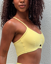 Top Cut Aura Amarelo Manteiga PRÉ-VENDA