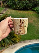 Caneca com Vela aroma de campo