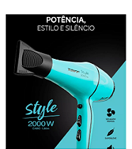 Secador - Taiff Style -  2000W - Azul/Preto - 10A