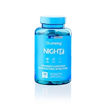 MELATONINA GUMMY NIGHT FRANBOESA 60G 30 UNIDADE - GUMMY