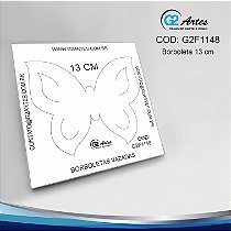 G2F 1148 - Borboleta com 13 cm
