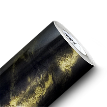 Papel De Parede Mármore Golden Black - 1,22m de largura