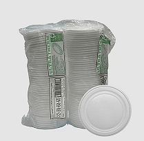 KIT Quentinha Isopor - Base e Tampa com 100 unidades - M60 750ml
