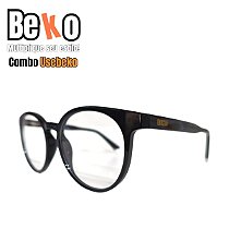 Combo UESEBEKO de Armação + lentes com antireflexo DYMUP887Z