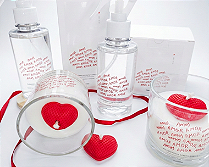 Kit spray mais vela framboesa e pimenta rosa especial amor |bemthivi