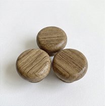 Trio Puxadores Pino em madeira maciça