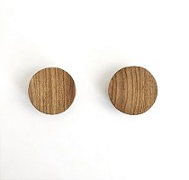 Puxador Redondo Ondas em madeira