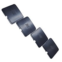 Kit 04 Calotas Roda Fiat UNO 1.5R / 1.6R c/ Travas 3D em ABS
