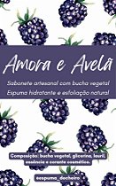 Sabonete com Bucha Vegetal Amora e Avelã - Val: 03/26