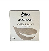 Sabonete 3x1  Argila Branca e Palmarosa - Clareadora - 90g