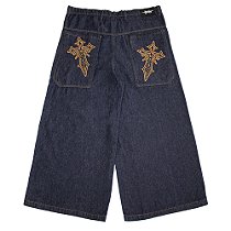 CALÇA BAGGY "CURSED"  RAW DENIM