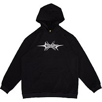 MOLETOM LOGO TRASH PRETO