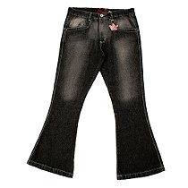 CALÇA FLARE MA COMP BLACK