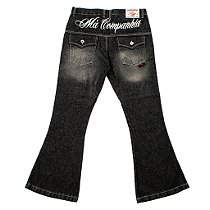 CALÇA FLARE MA COMP BLACK