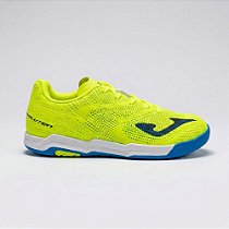 Chuteira de Futsal Joma Evolution Infantil - Verde Limão e Azul