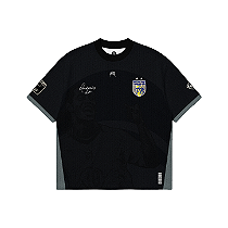 Sufgang x Tropa do Bruxo - Camiseta Jersey Ronaldinho Preta