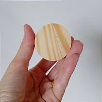 Gancho de parede madeira pinus 5cm