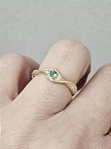 Anel cobra em Ouro18k